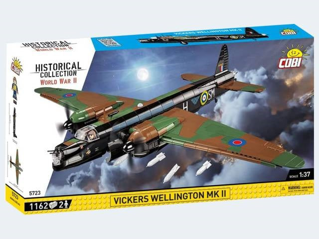 Cobi 5723 - Konstruktionsspielzeug - 1162 PCS HC WWII VICKERS WELLINGTON MK.II Cobi 5723 - Konstruktionsspielzeug - 1162 PCS HC WWII VICKERS WELLINGTON MK.II